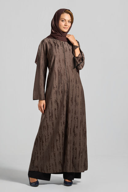 عباية جاكارد قِطان - H0322