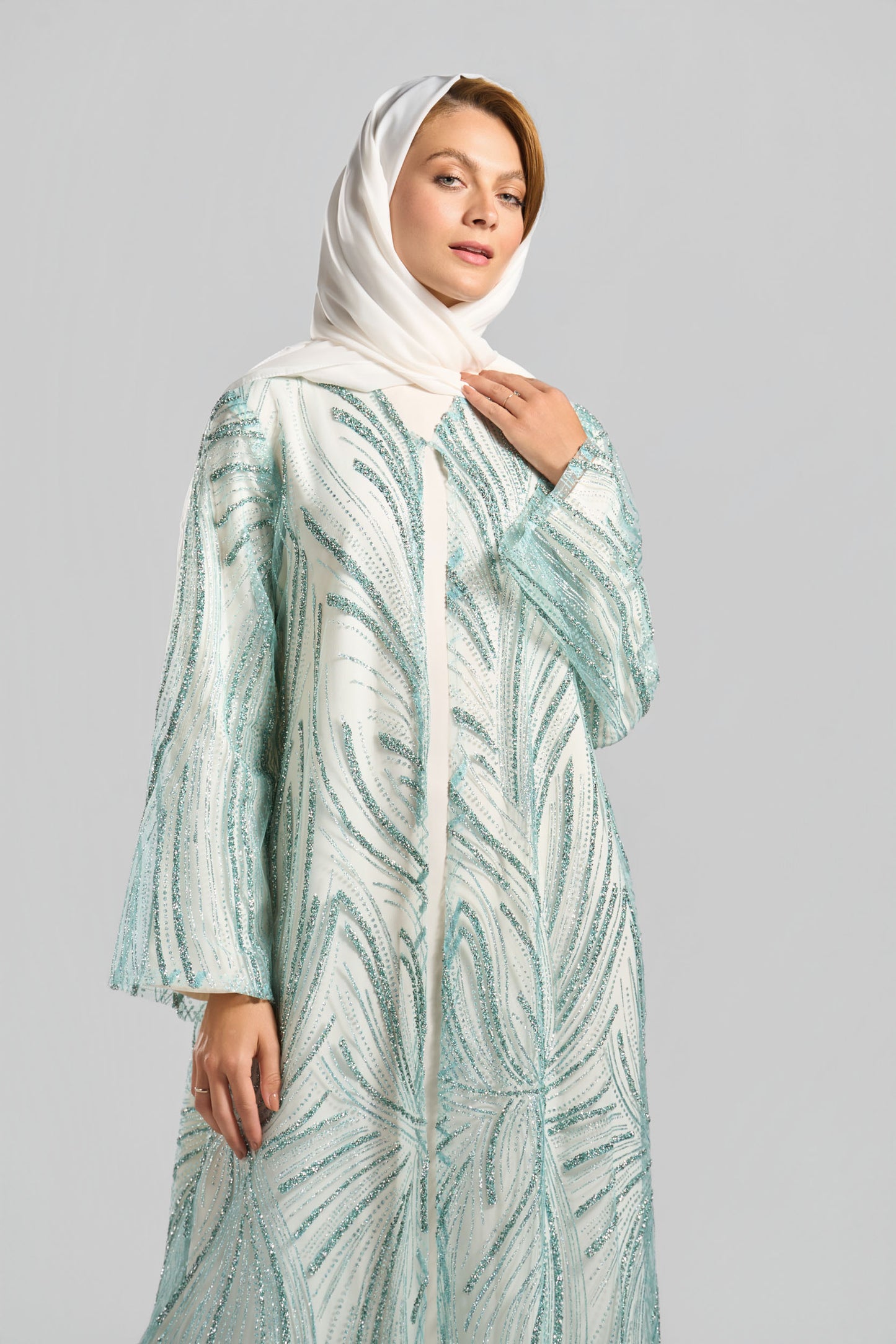 Signature Soirée Abaya Set - J0027
