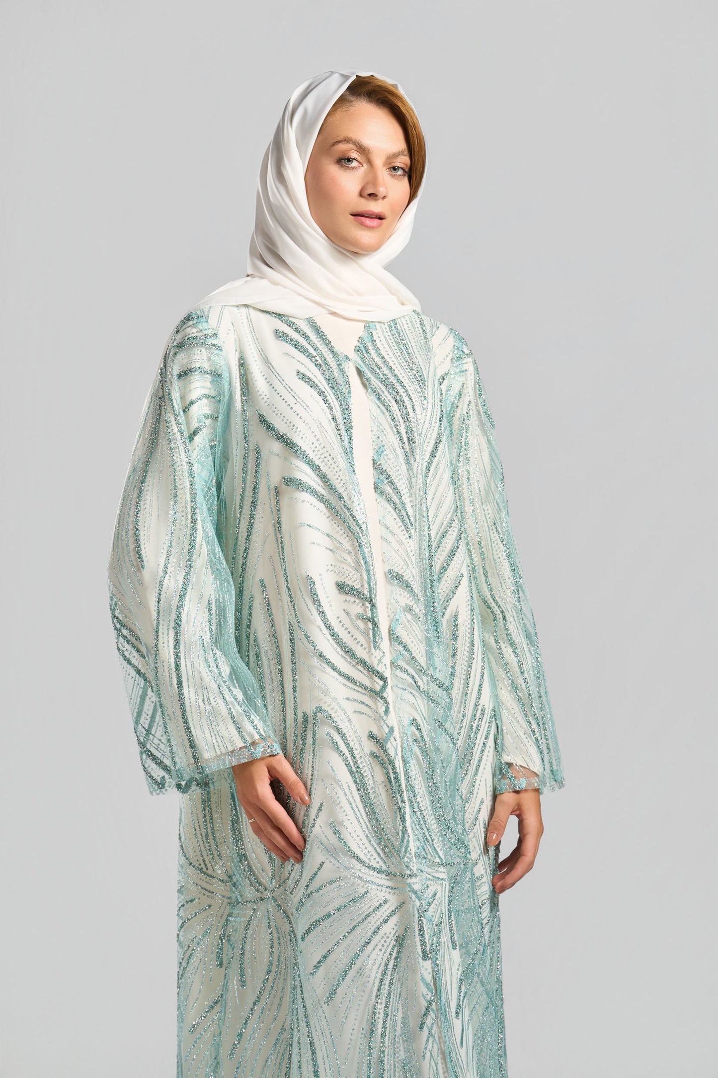 Signature Soirée Abaya Set - J0027