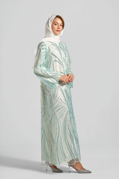 Signature Soirée Abaya Set - J0027