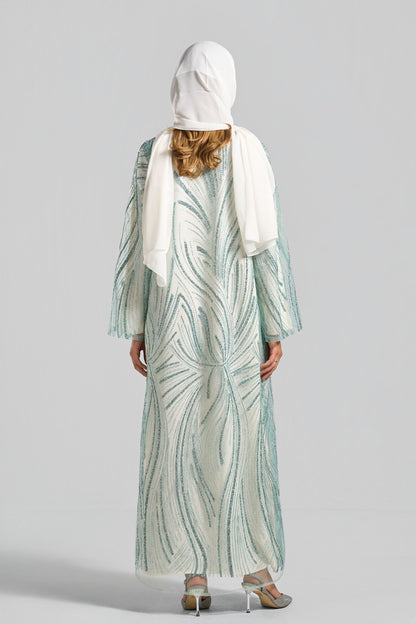 Signature Soirée Abaya Set - J0027