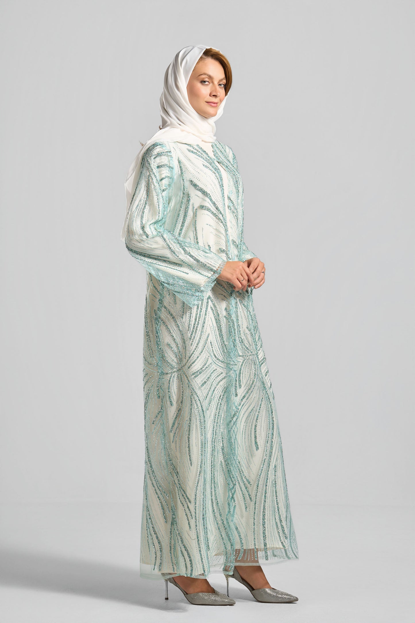 Signature Soirée Abaya Set - J0027
