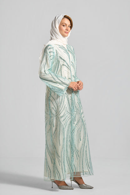 Signature Soirée Abaya Set - J0027