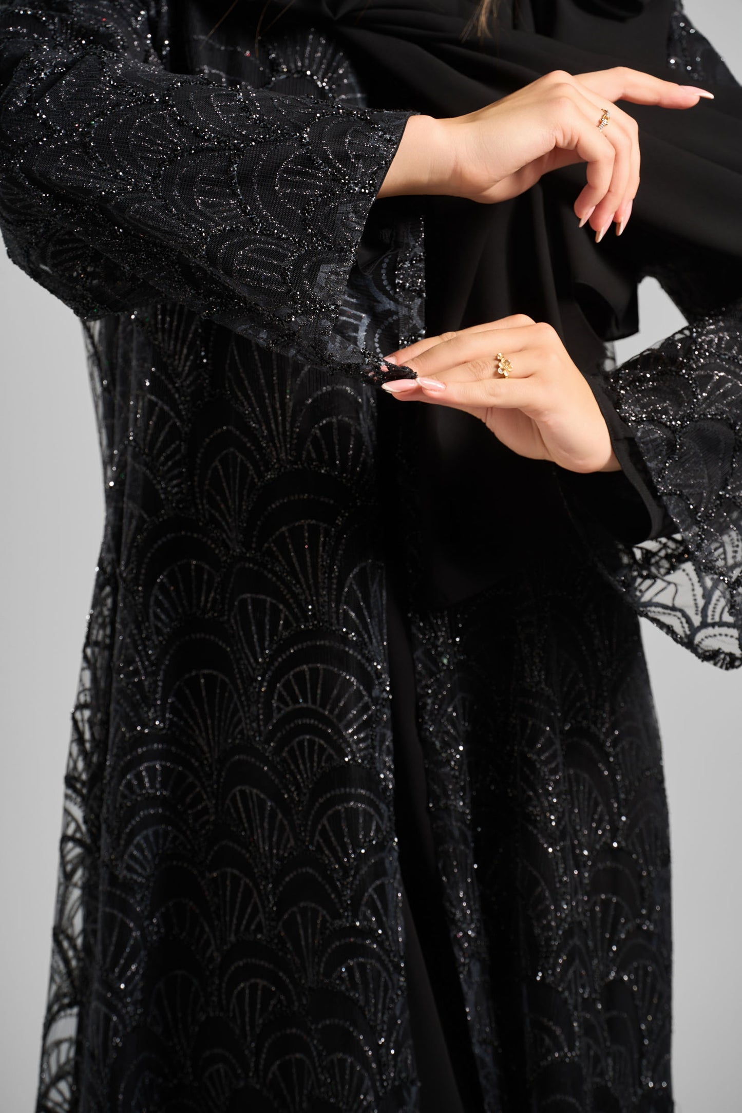 Signature Soirée Abaya Set - J0028