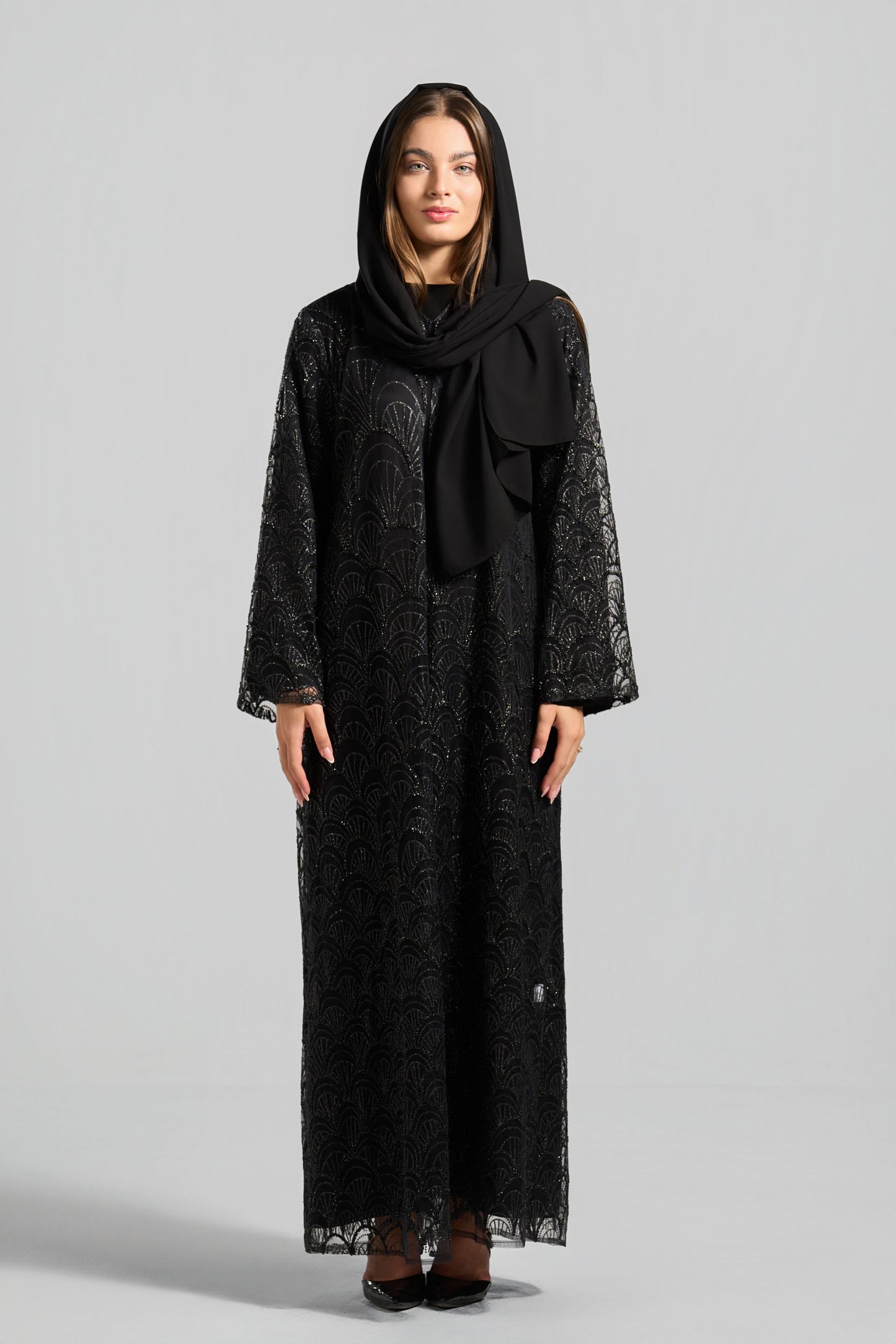 Signature Soirée Abaya Set - J0028