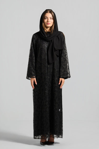 Signature Soirée Abaya Set - J0028