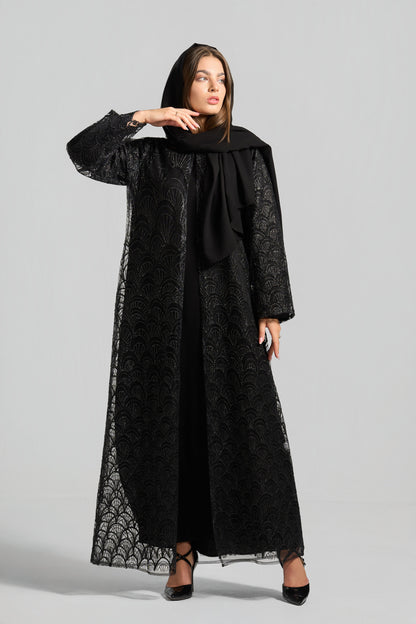 Signature Soirée Abaya Set - J0028