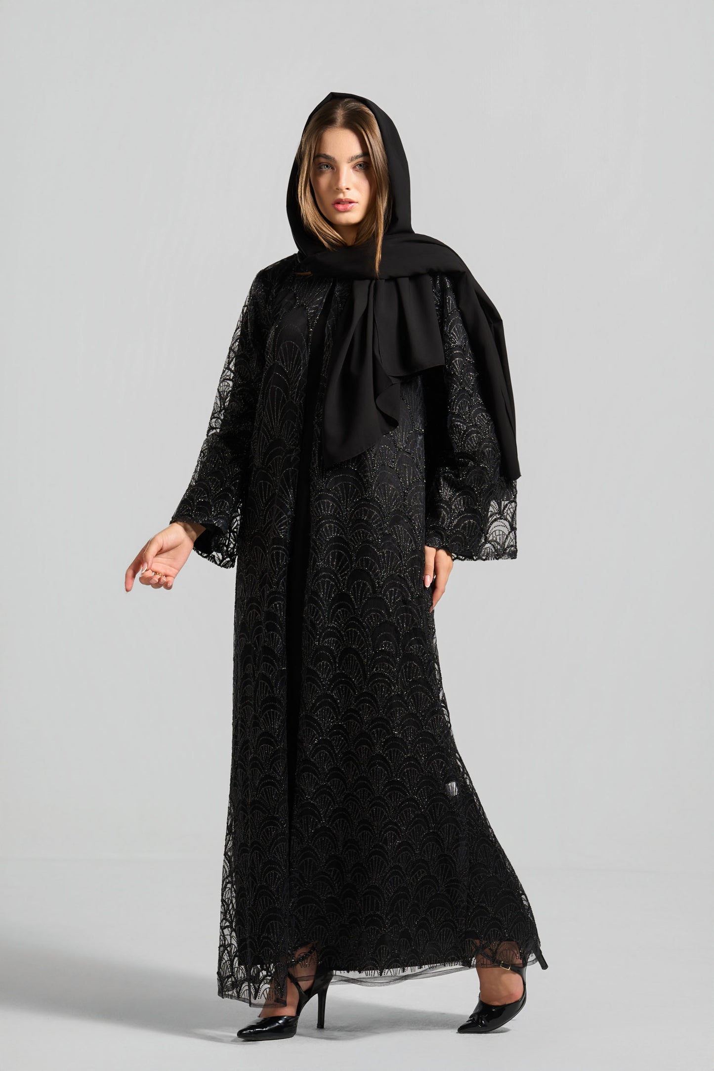 Signature Soirée Abaya Set - J0028