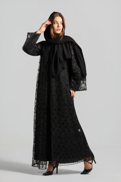 Signature Soirée Abaya Set - J0028