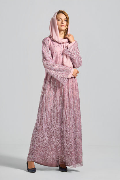 Signature Soirée Abaya Set - J0031