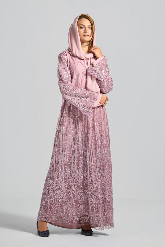 Signature Soirée Abaya Set - J0031