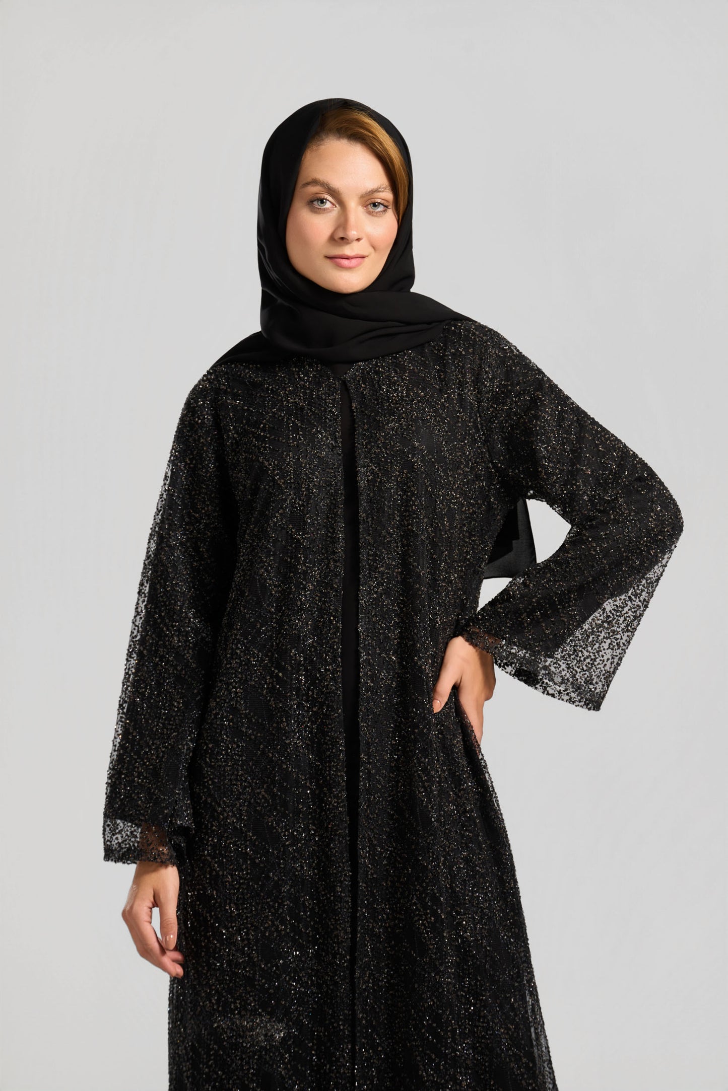 Signature Soirée Abaya Set - J0035