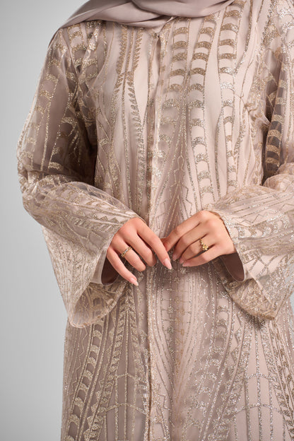 Signature Soirée Abaya Set - J0036