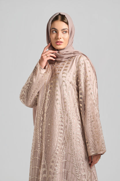 Signature Soirée Abaya Set - J0036