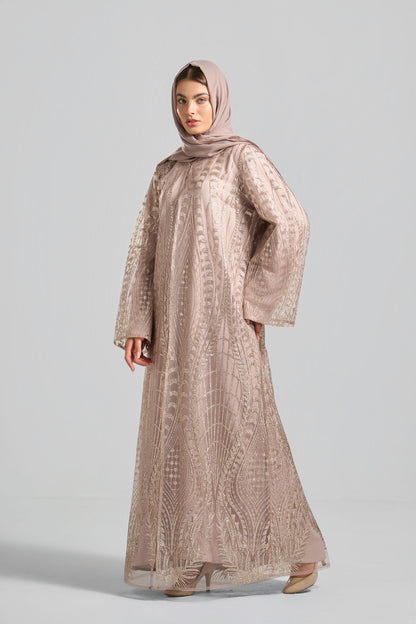 Signature Soirée Abaya Set - J0036