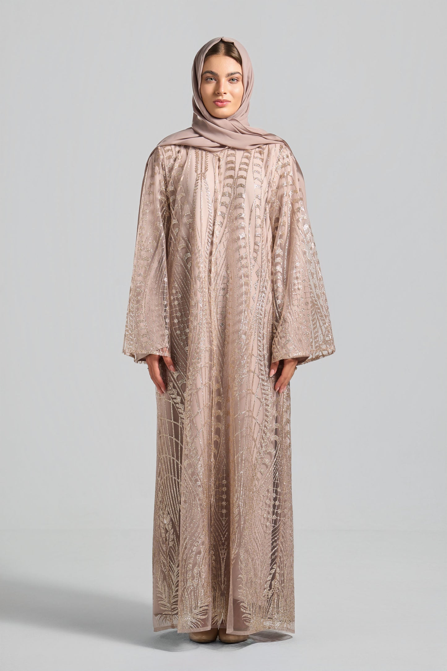 Signature Soirée Abaya Set - J0036