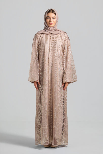 Signature Soirée Abaya Set - J0036