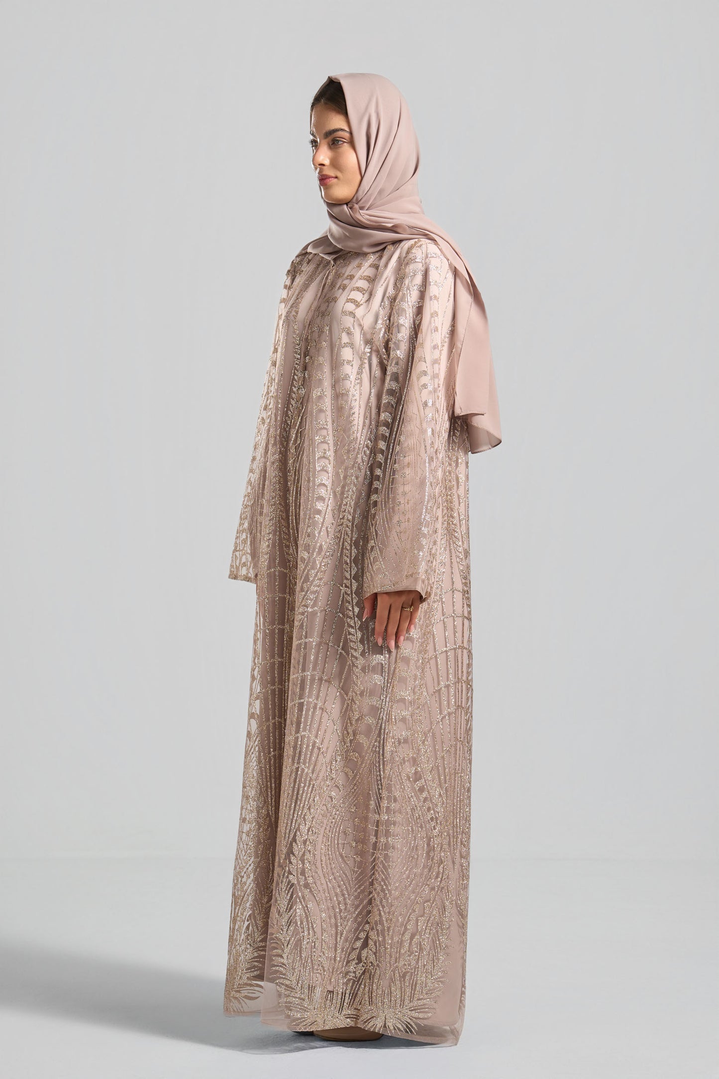 Signature Soirée Abaya Set - J0036