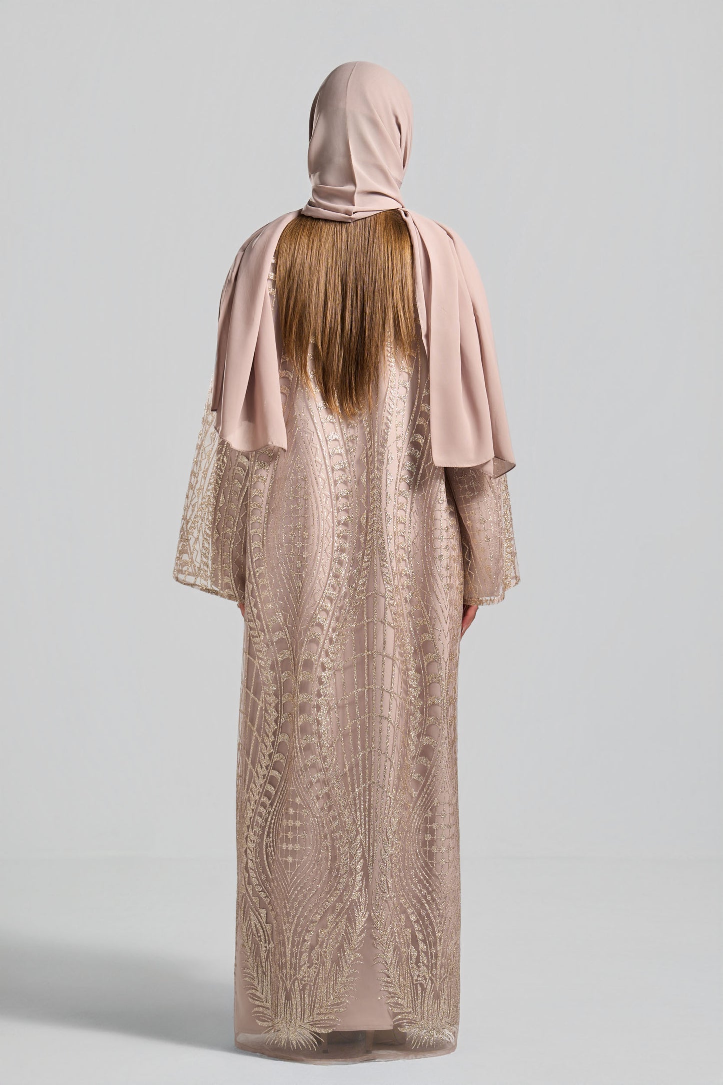 Signature Soirée Abaya Set - J0036