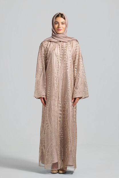 Signature Soirée Abaya Set - J0036