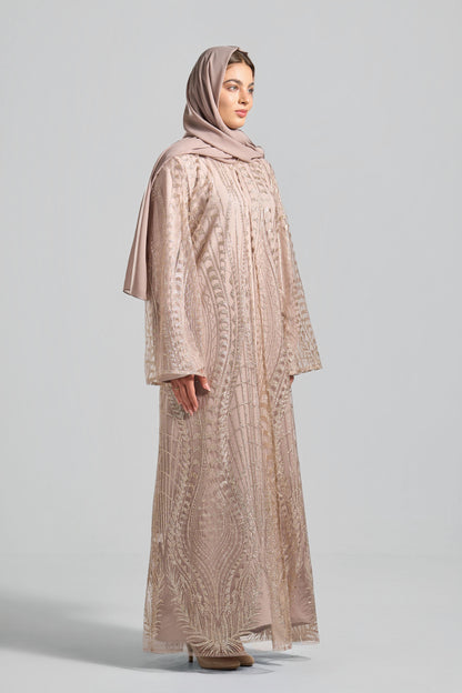 Signature Soirée Abaya Set - J0036