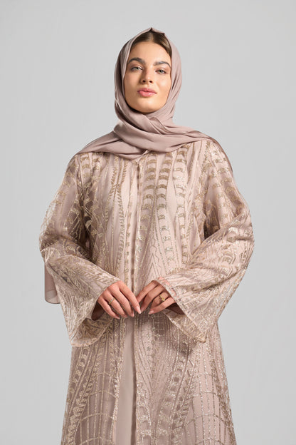 Signature Soirée Abaya Set - J0036