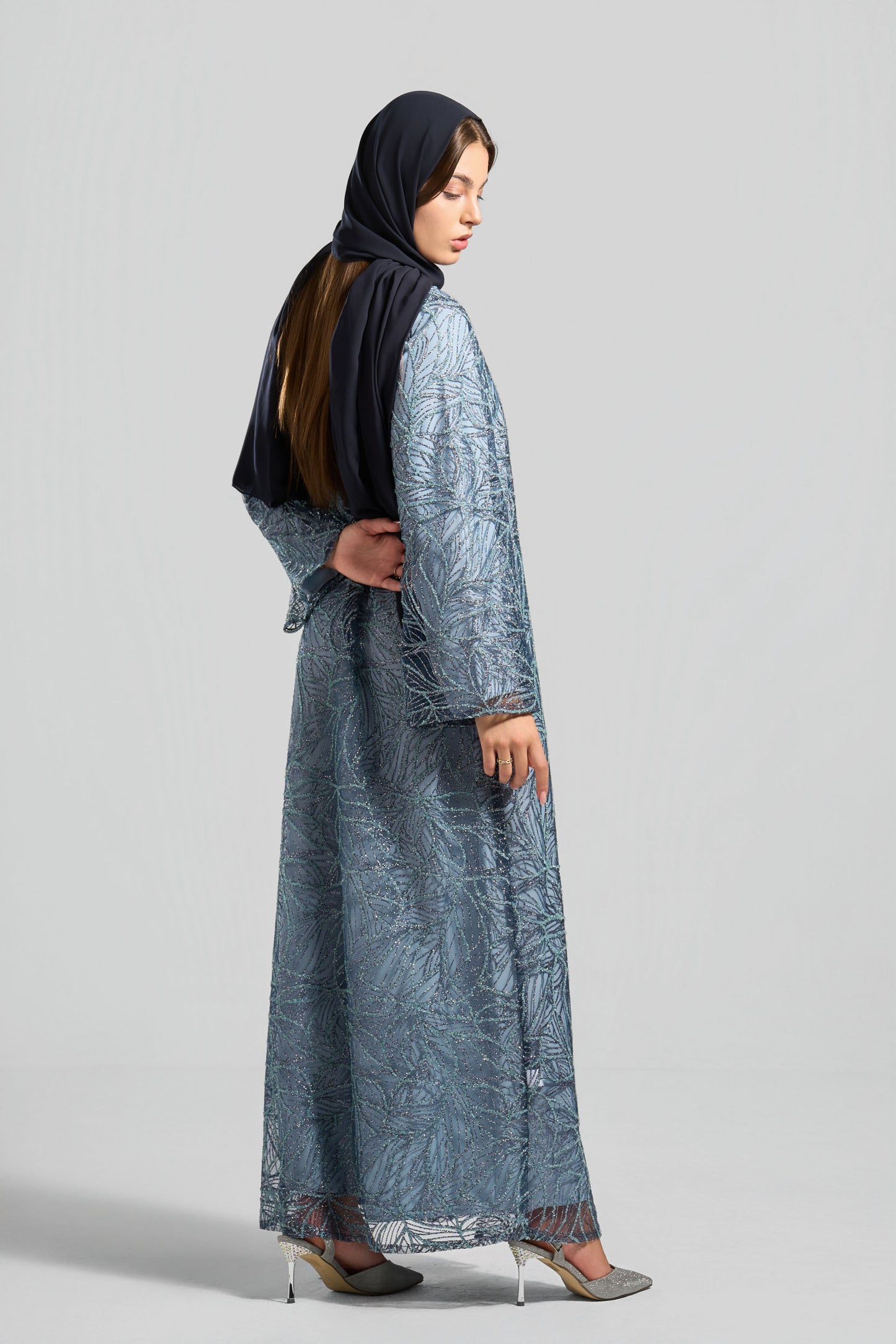 Signature Soirée Abaya Set - J0039