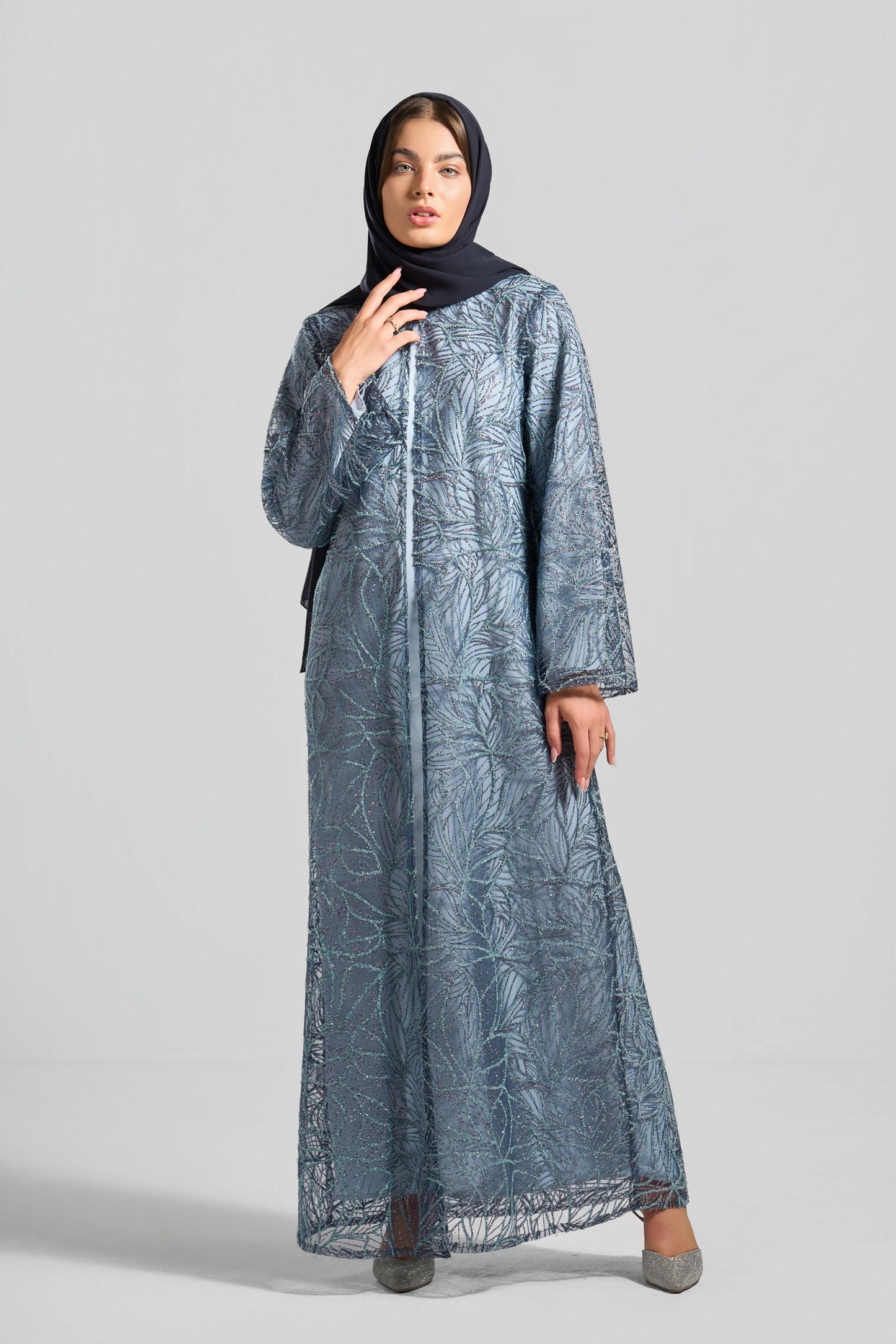 Signature Soirée Abaya Set - J0039