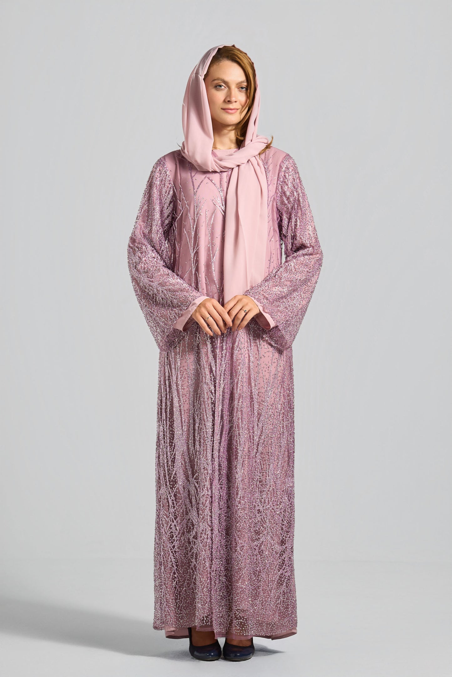 Signature Soirée Abaya Set - J0031