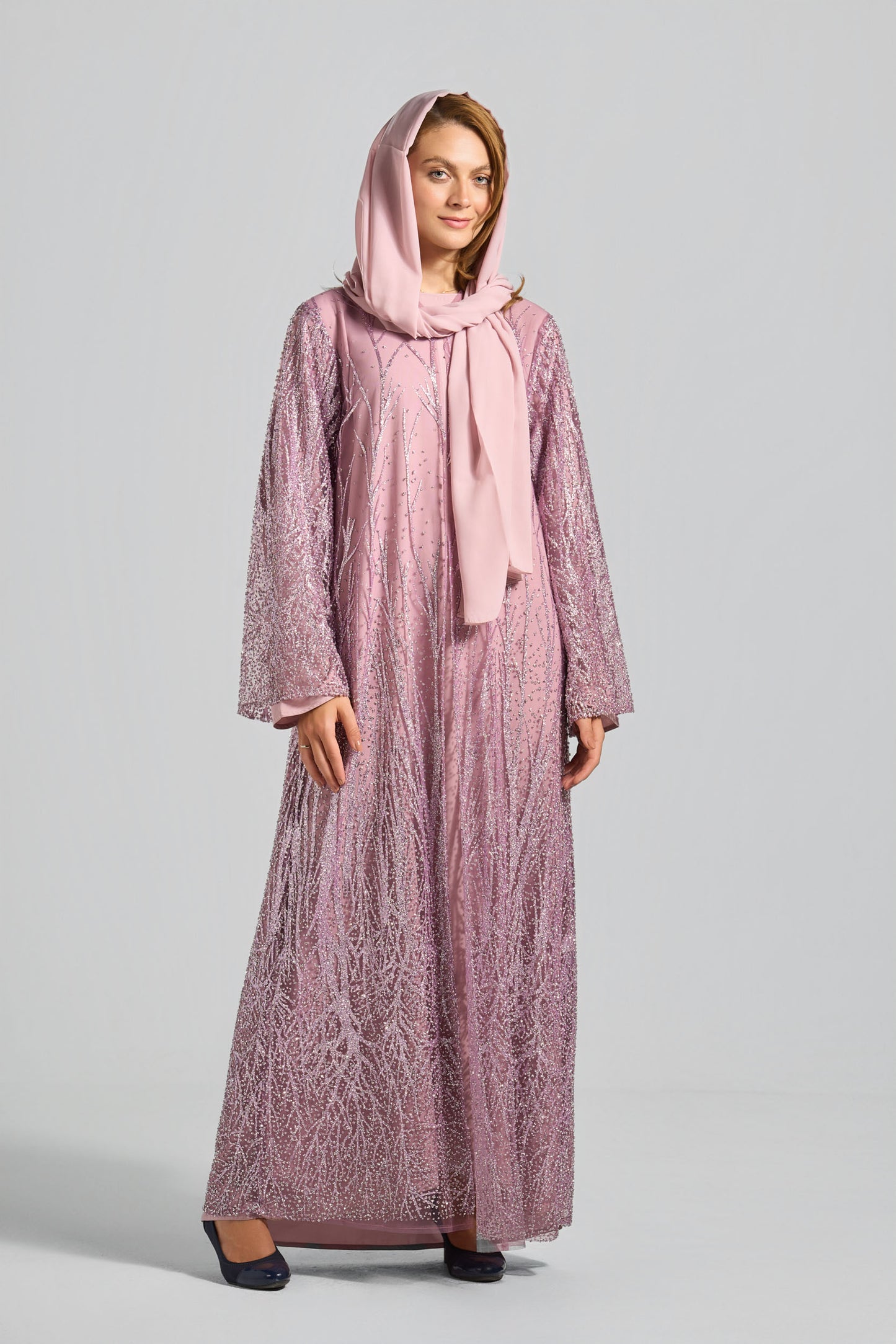 Signature Soirée Abaya Set - J0031