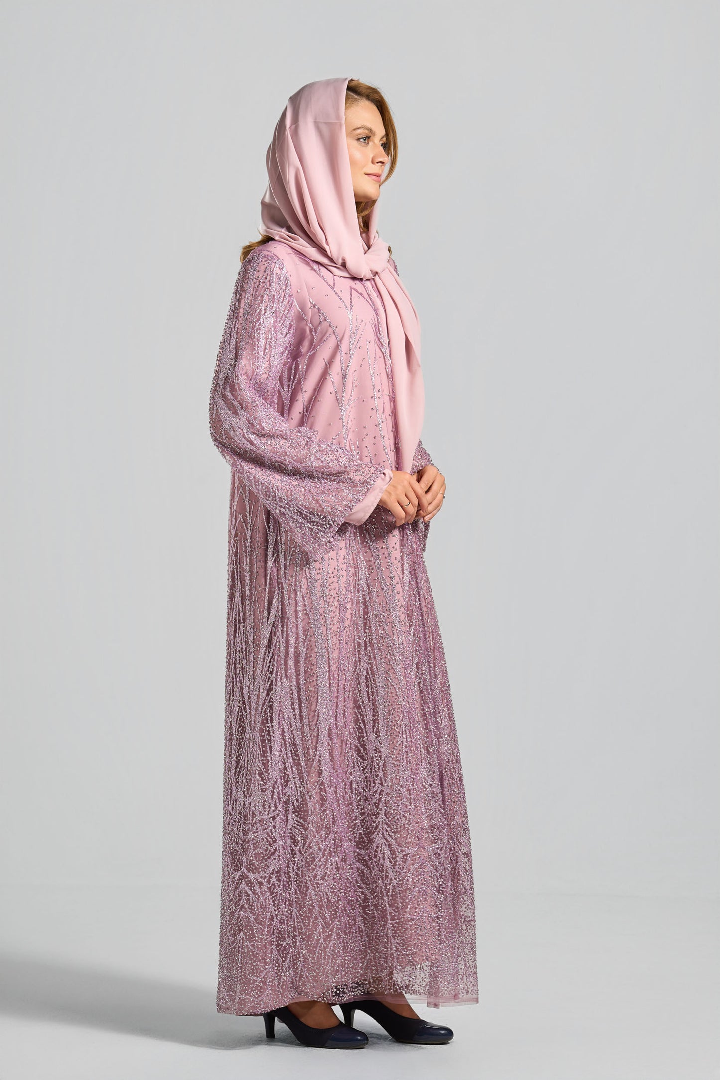 Signature Soirée Abaya Set - J0031