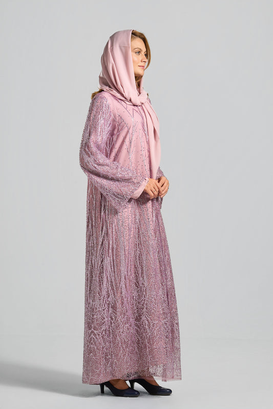 Signature Soirée Abaya Set - J0031