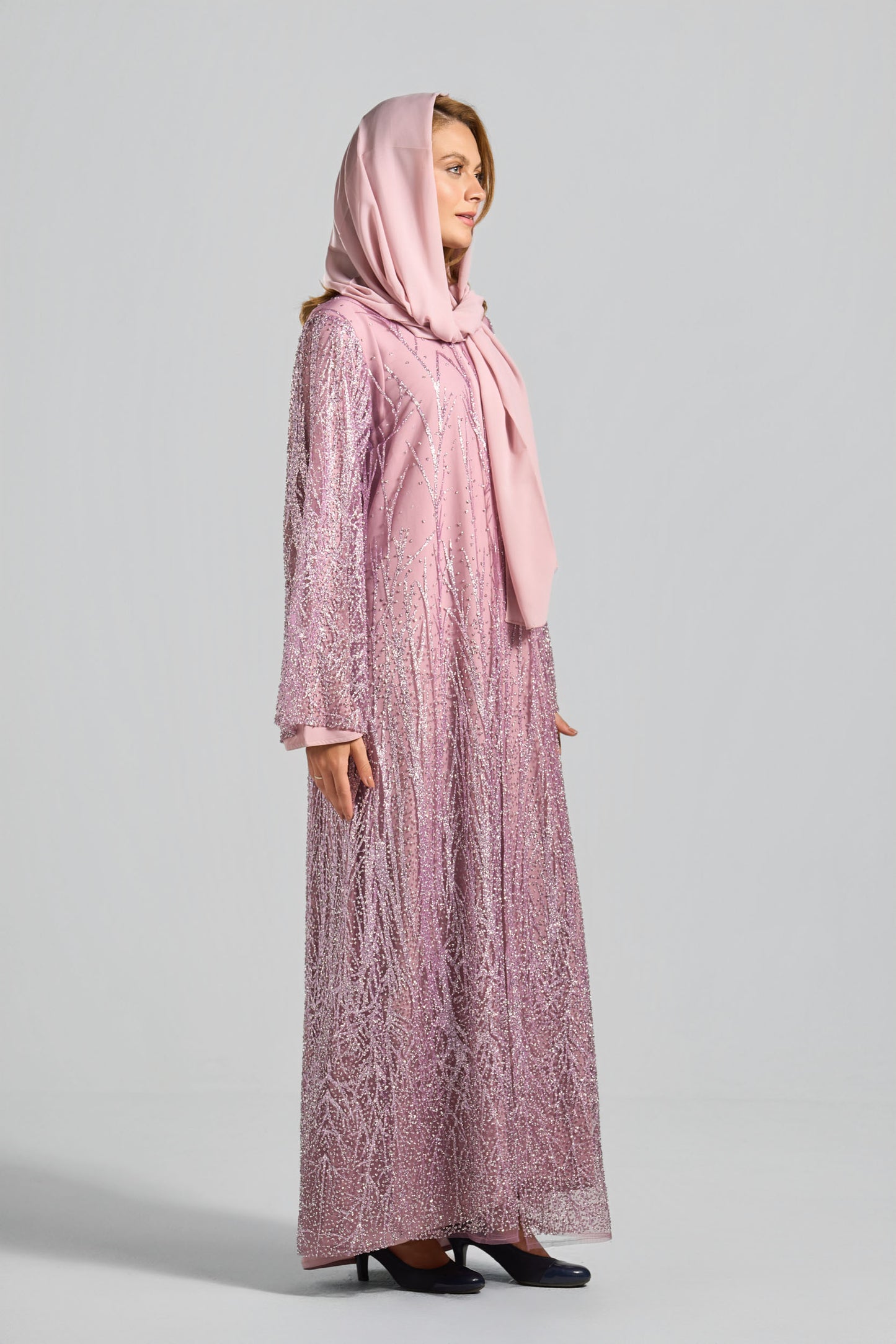 Signature Soirée Abaya Set - J0031