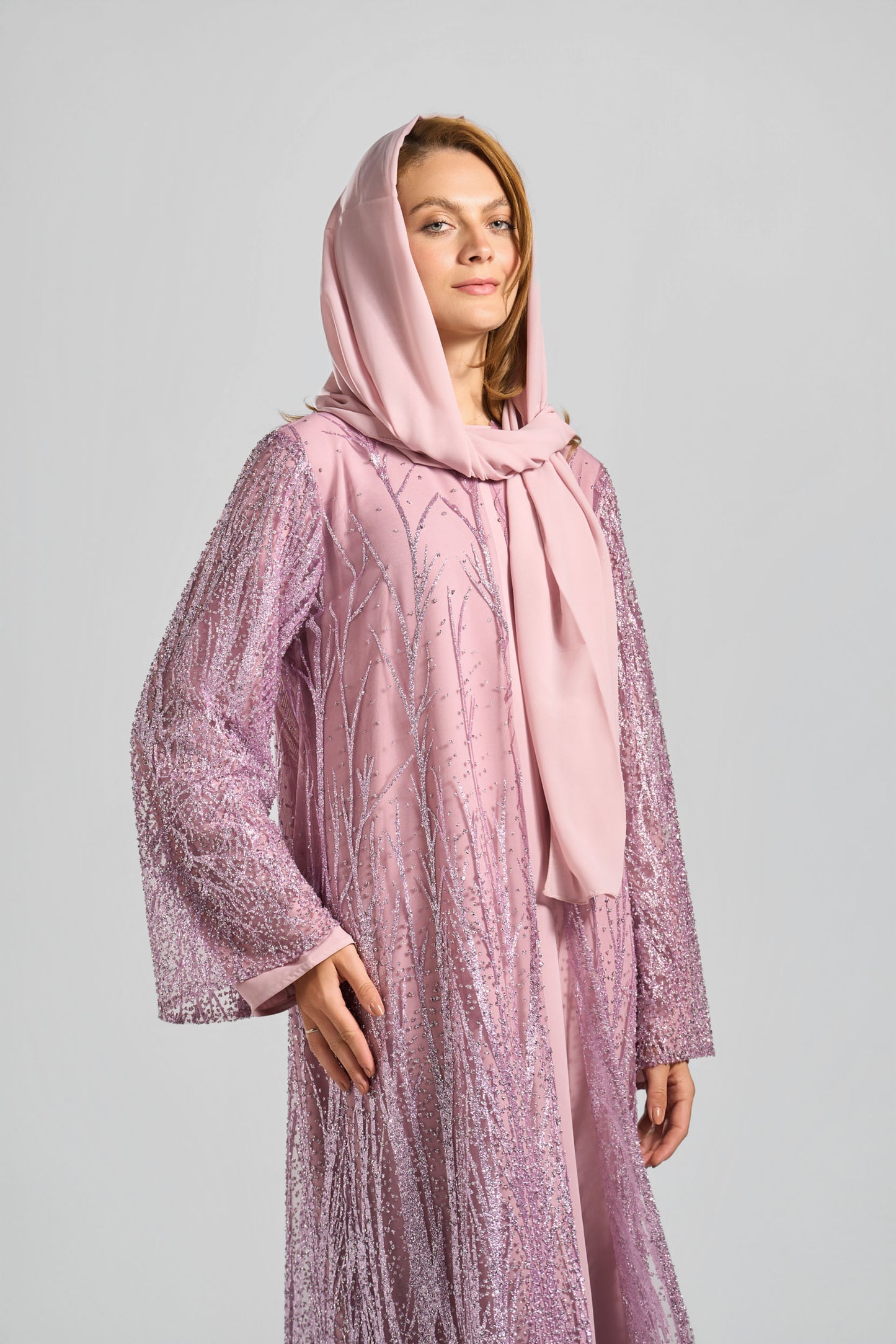 Signature Soirée Abaya Set - J0031