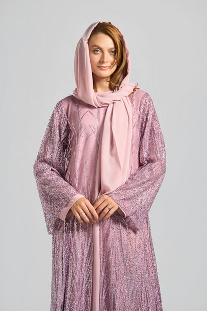 Signature Soirée Abaya Set - J0031