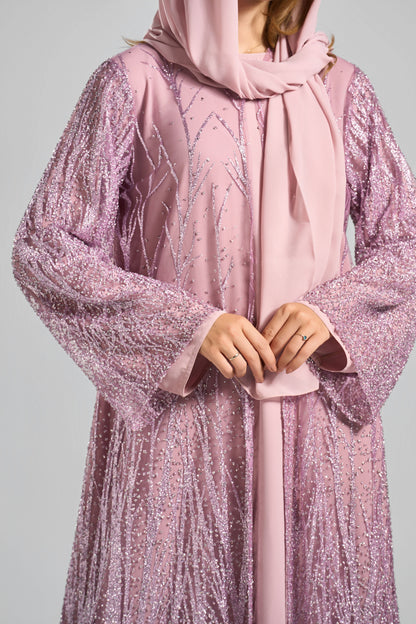 Signature Soirée Abaya Set - J0031